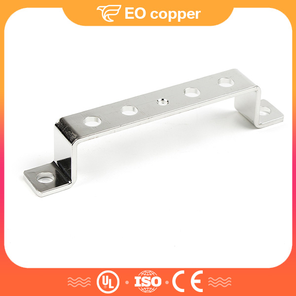 Electric Solid Busbar Connector Tinned Copper Bus Bar