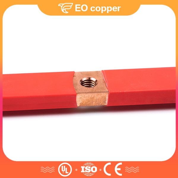 Flat Copper Connector Electric Busbar For Power Distribution Box