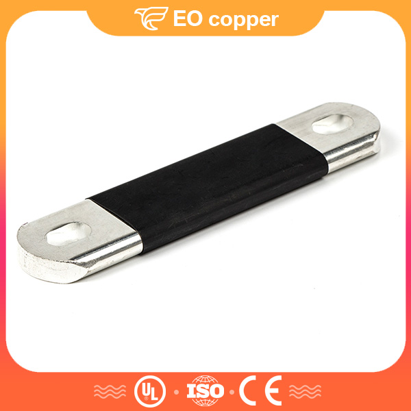 Two Rounded Holes Copper Bus Bar For Contactors